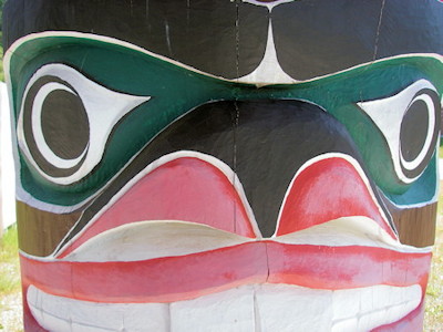 Native Art at Campbell River, BC